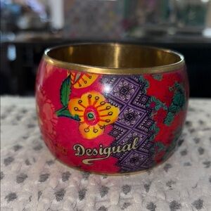 Desigual Multicolor Floral Bangle